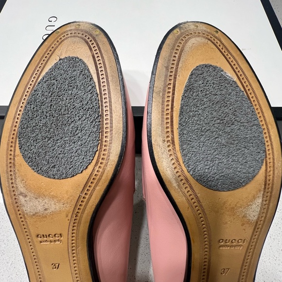 Gucci Women’s Leather Horsebit Loafer 37 Perfect Pink - Picture 11 of 16